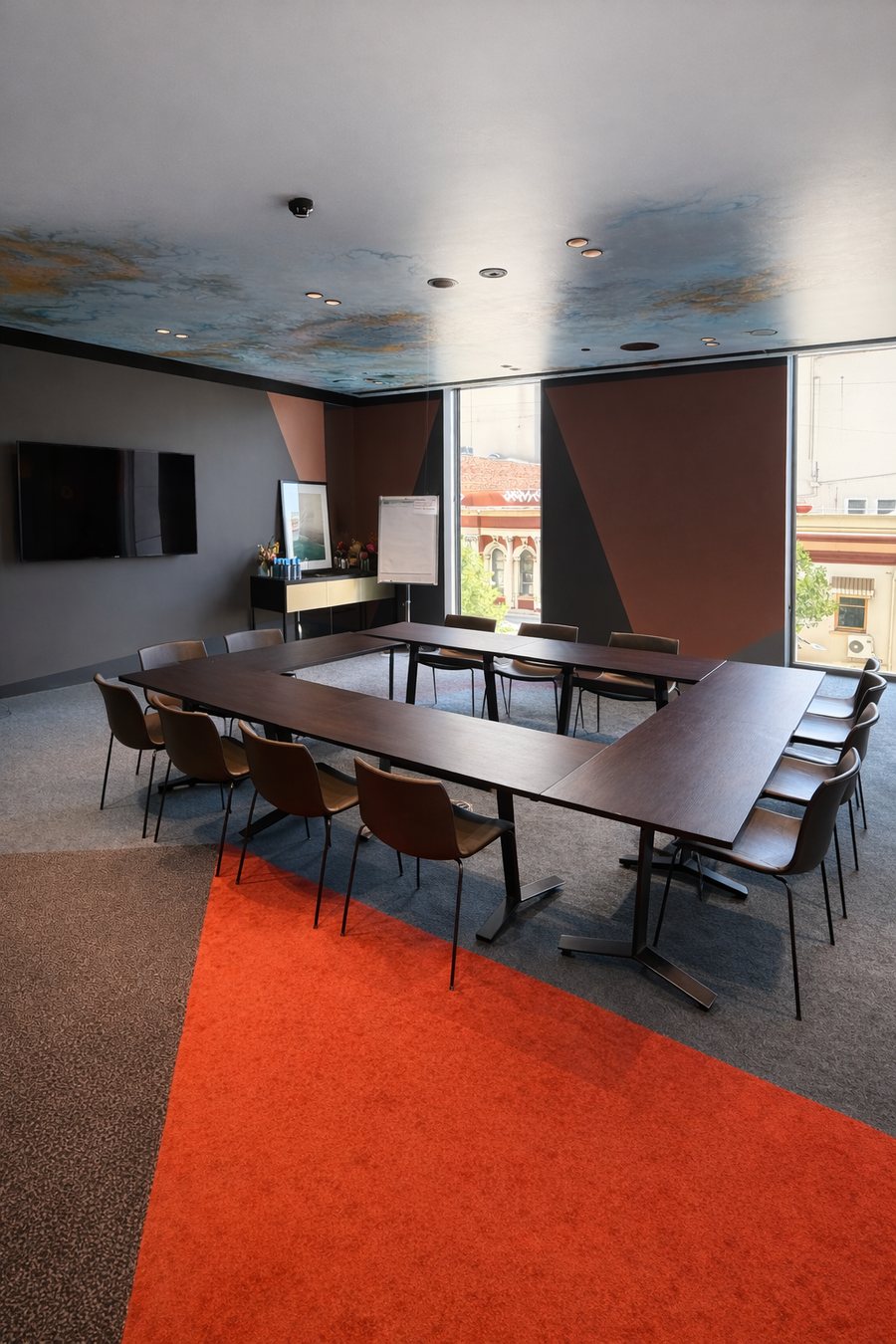 QT Perth, a meeting room set in a hollow square
