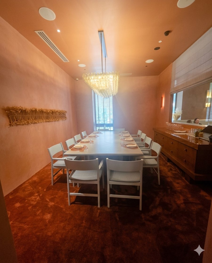 Sofitel Sydney Wentworth, a private dining room set for a long table