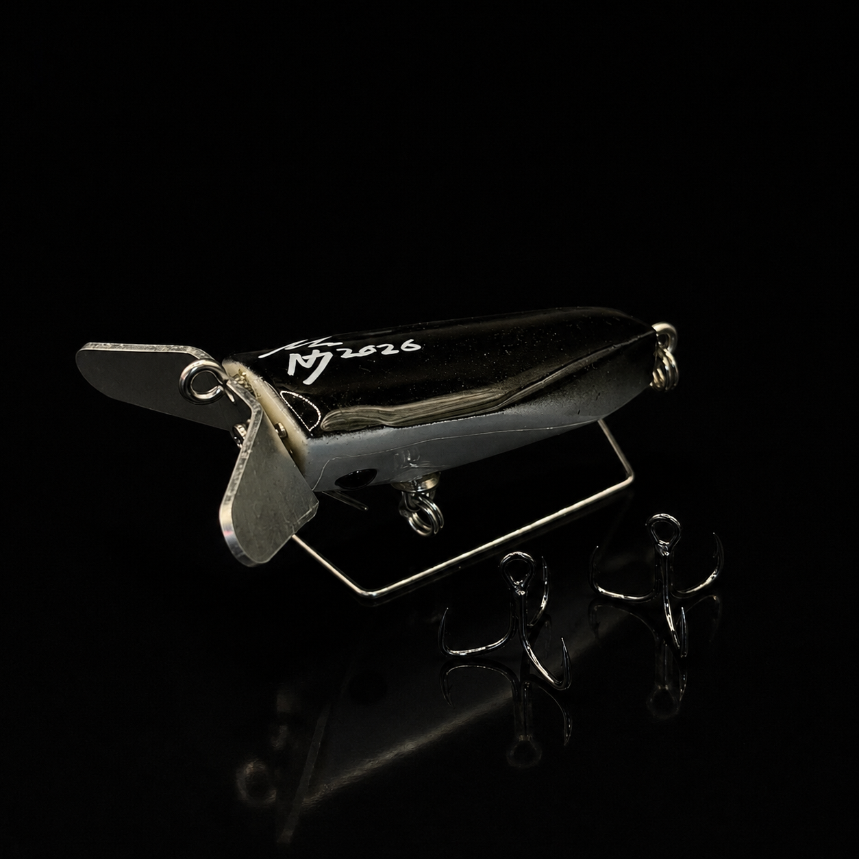 OG Bass Clicking Walker — handmade timber topwater lure with internal click