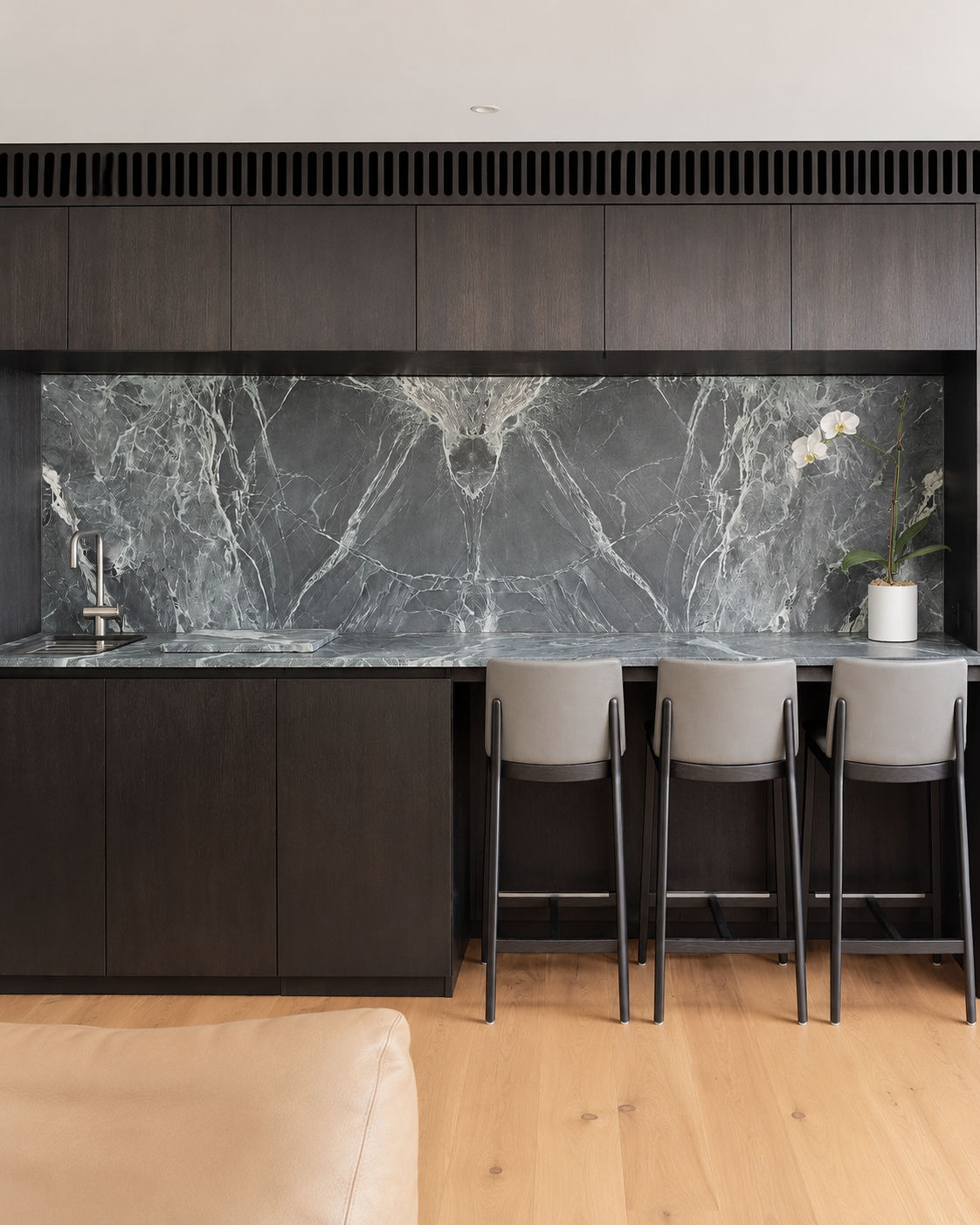 Large format porcelain panel